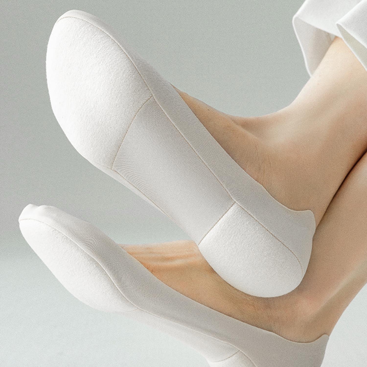Silicone Sock Hotend - 1Pair Ladies 3D Boat Socks Breathable