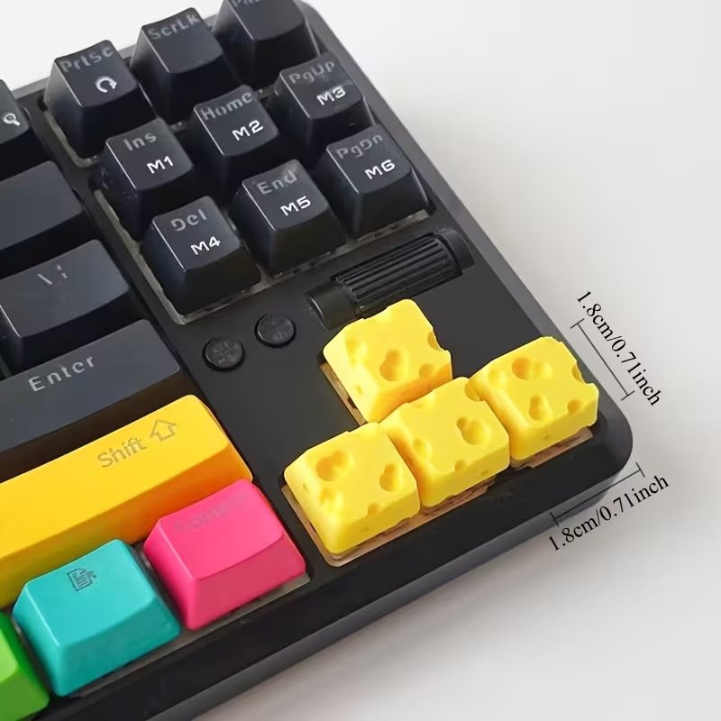 3D Printing Keyboard Keys - Cross shaft universal yellow series keycap
