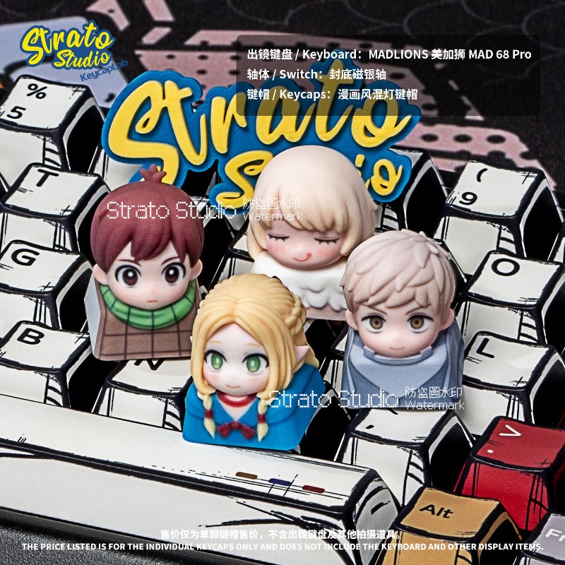 Anime Keycaps Resin 3D Printed - 3D Printing Keyboard Keys recension och pris