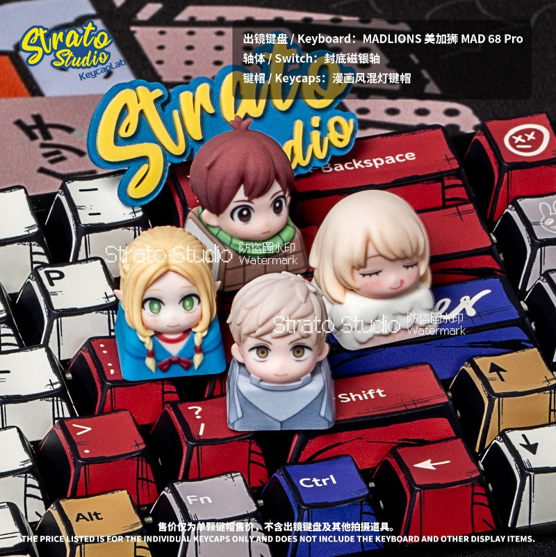 Anime Keycaps Resin 3D Printed - 3D Printing Keyboard Keys recension och pris