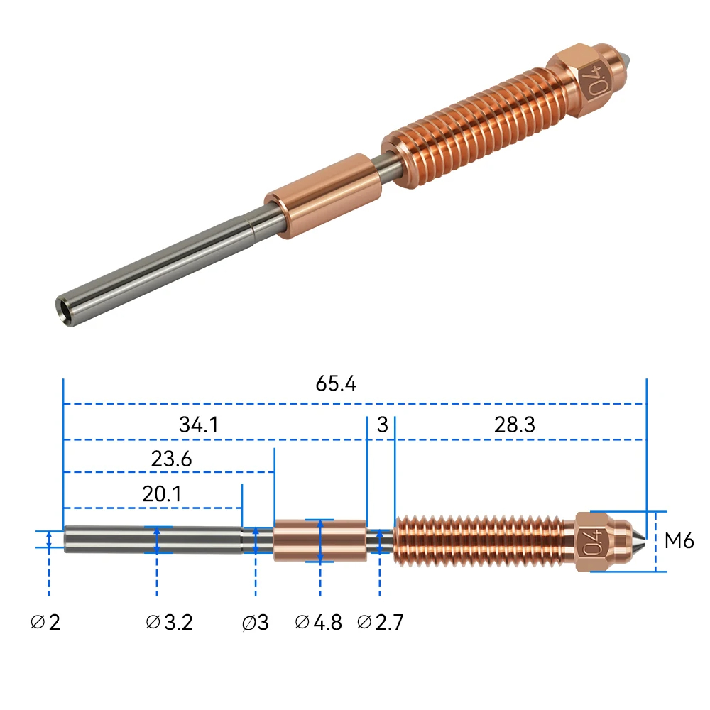 K1 Max Quick-Swap Nozzle K1 SE - 3D Printer Nozzle Brass recension och pris