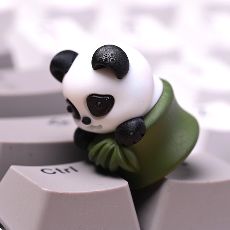 1 Piece Cute Panda Theme Key C - 3D Printing Keyboard Keys recension och pris