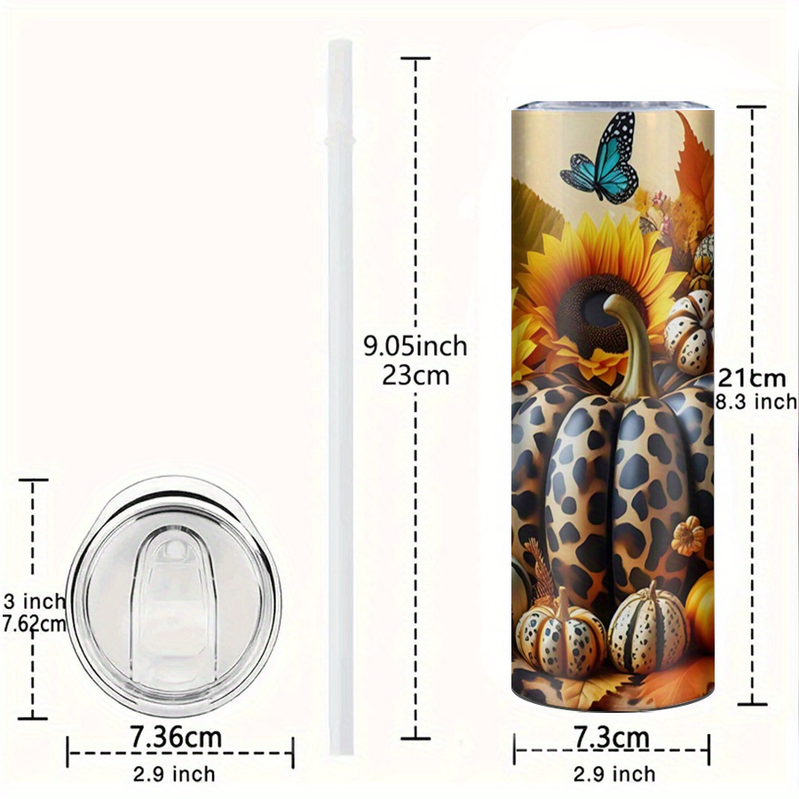 1pc Stainless Steel Tumbler wi - 3D Printing Steel recension och pris