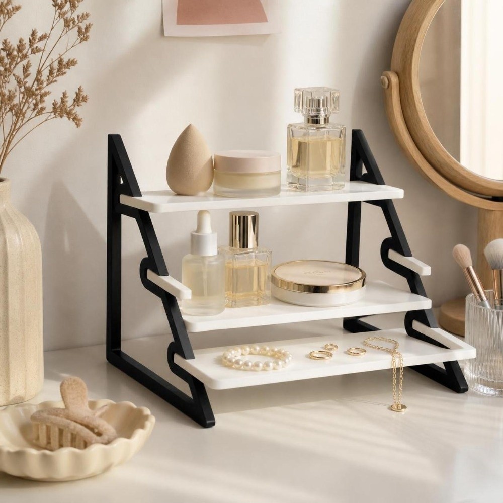 3 Tier Cosmetic Storage Rack S - 3D Printing Steel recension och pris
