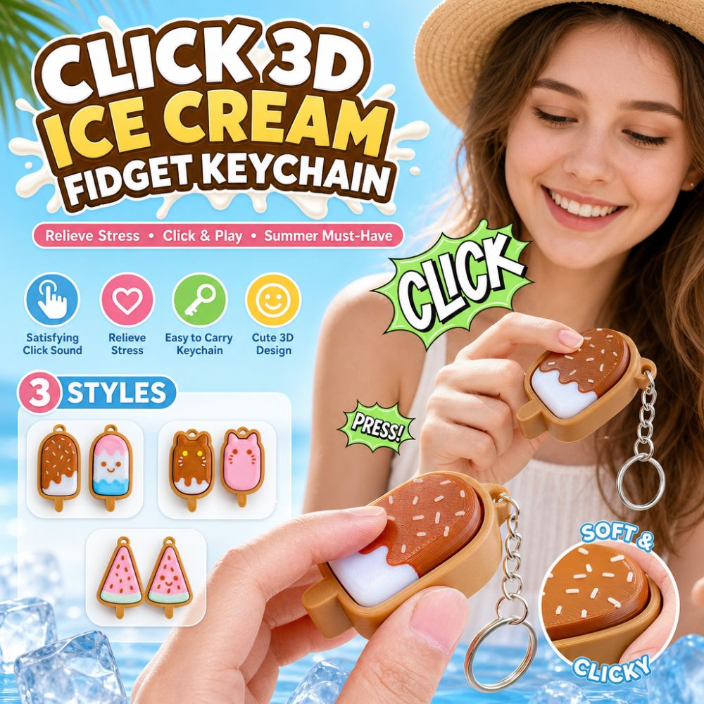 Finger Button Anti-stress Toy  - 3D Printing Keyboard Keys recension och pris