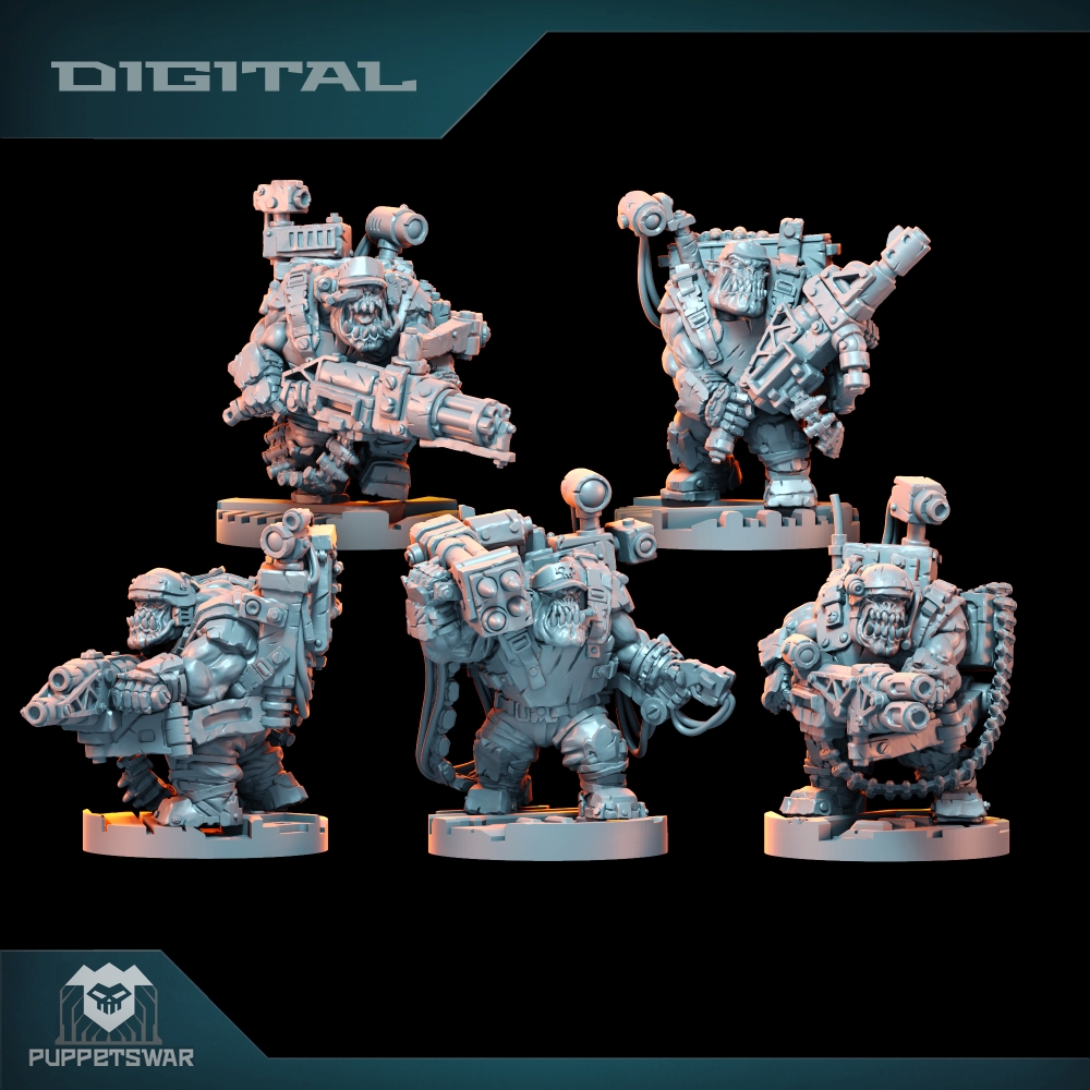 Orc Ultimate Badasses Squad, G - 3D Printing Article recension och pris
