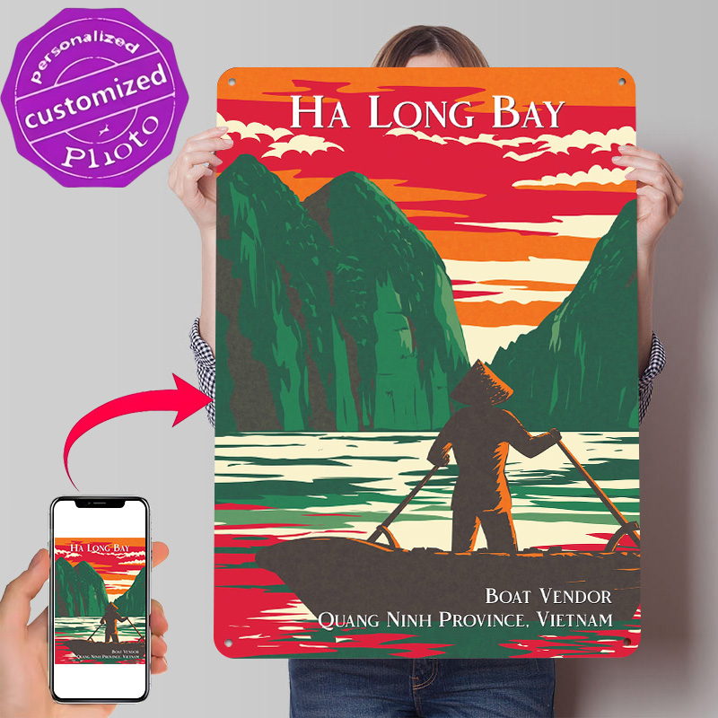 Ha Long Bay Boat Vendor Poster - 3D Printing Vendor recension och pris