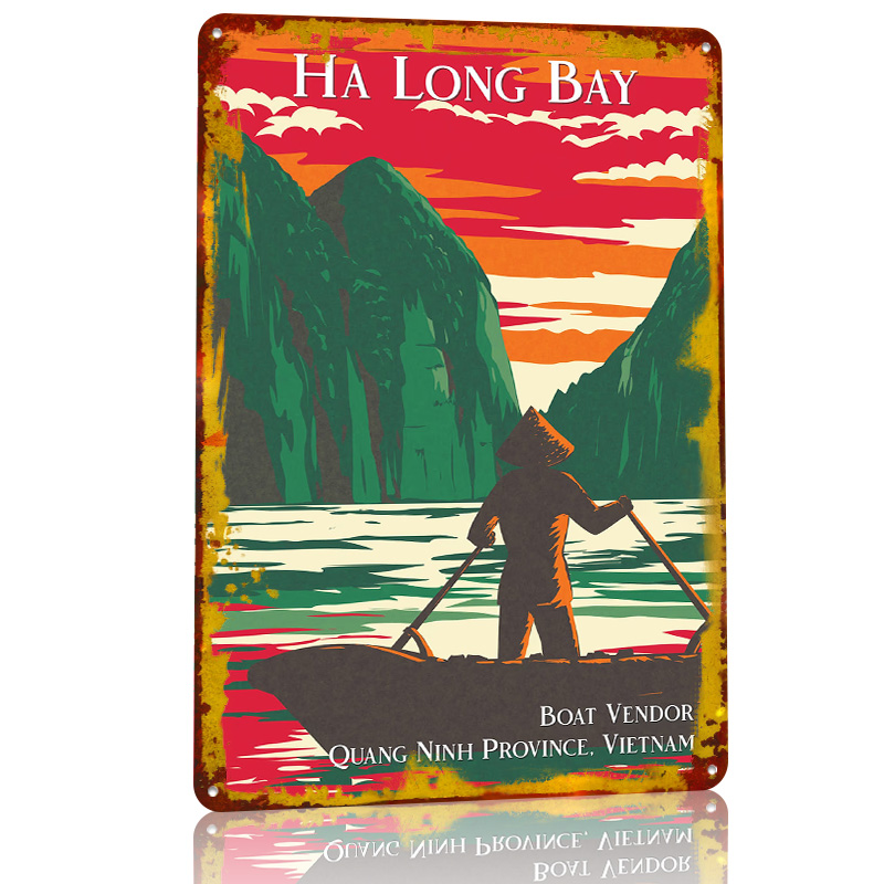 Ha Long Bay Boat Vendor Poster - 3D Printing Vendor recension och pris