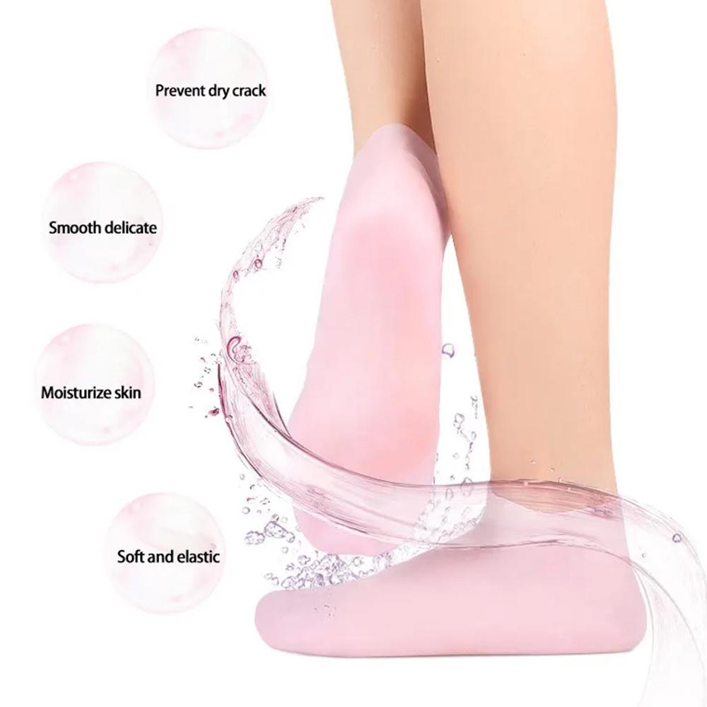 1Pair Silicone Foot Care Socks - Silicone Sock Hotend recension och pris