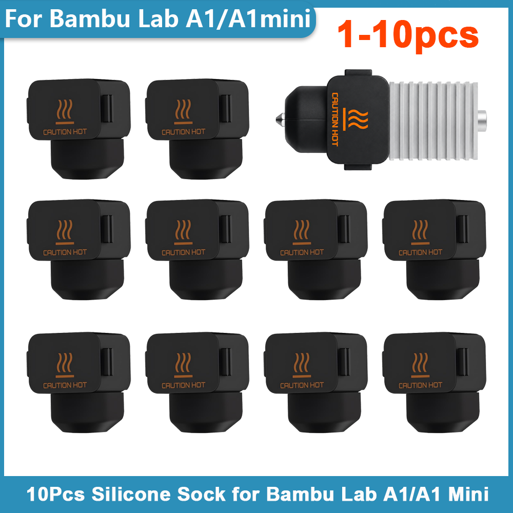 10Pcs Silicone Sock for Bambu  - Silicone Sock Hotend recension och pris