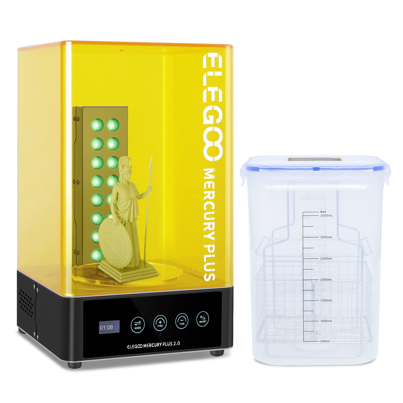 ELEGOO   Plus 2.0 Wash and Cur - 3D Printing Model recension och pris