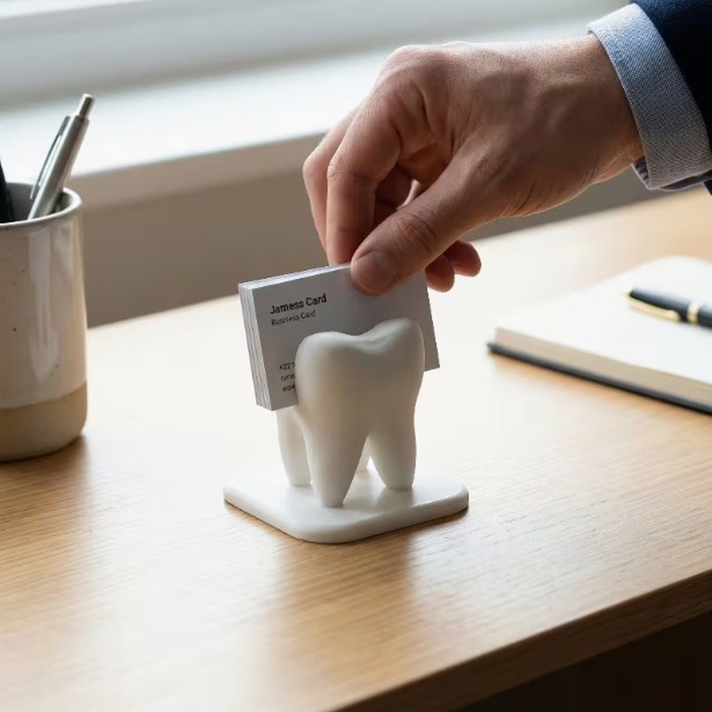 3d Printed White Tooth Shaped  - 3D Printing Dental recension och pris