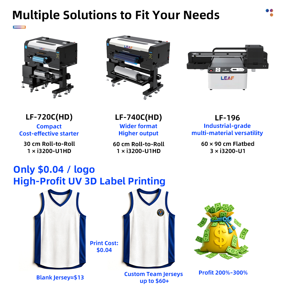 LEAF UV DTF Label Printer I320 - 3D Printing Logo recension och pris