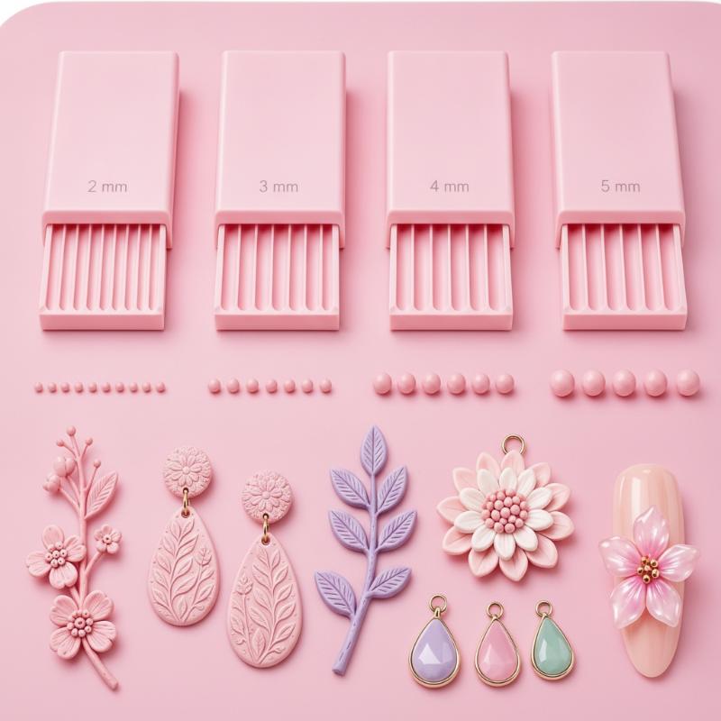 4Pcs 3D Printed Nail Art Bead  - 3D Printing Design Maker recension och pris