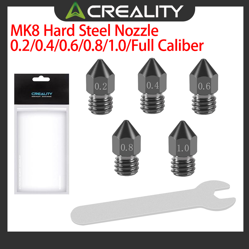 Creality Official MK8 Hard Ste - 3D Printer Nozzle Brass recension och pris