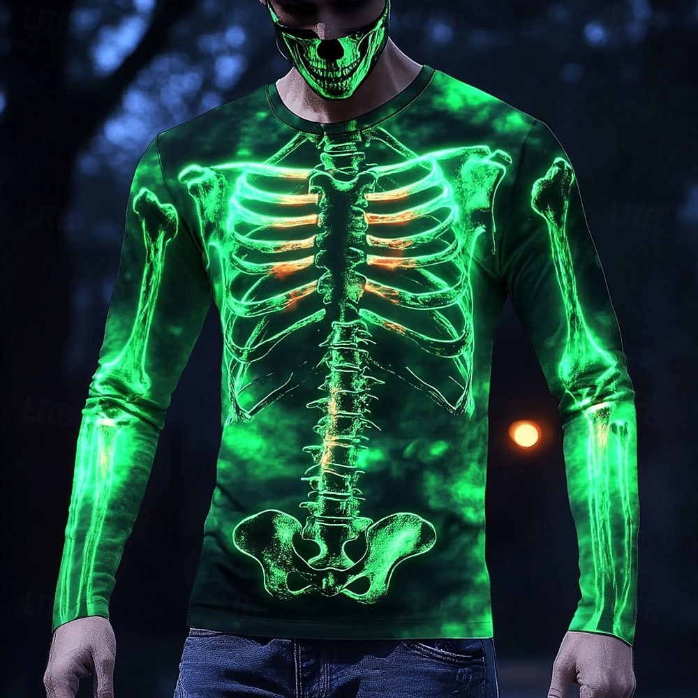 Men Glowing X-Ray Skeleton 3D  - 3D Printing X Ray recension och pris