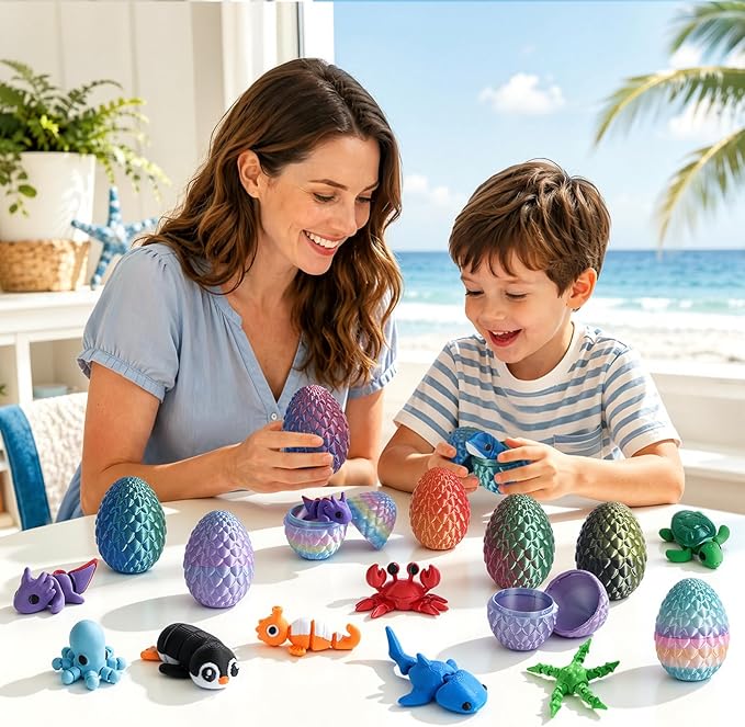 24pcs 3D Printed Surprise Egg  - 3D Printing Model recension och pris
