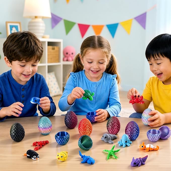 24pcs 3D Printed Surprise Egg  - 3D Printing Model recension och pris